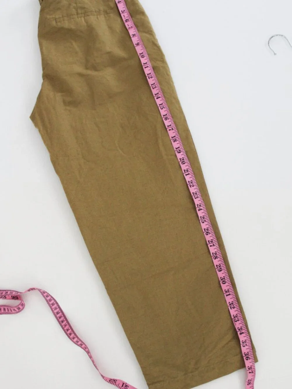 COS Pleated Linen Trousers Size EUR 38